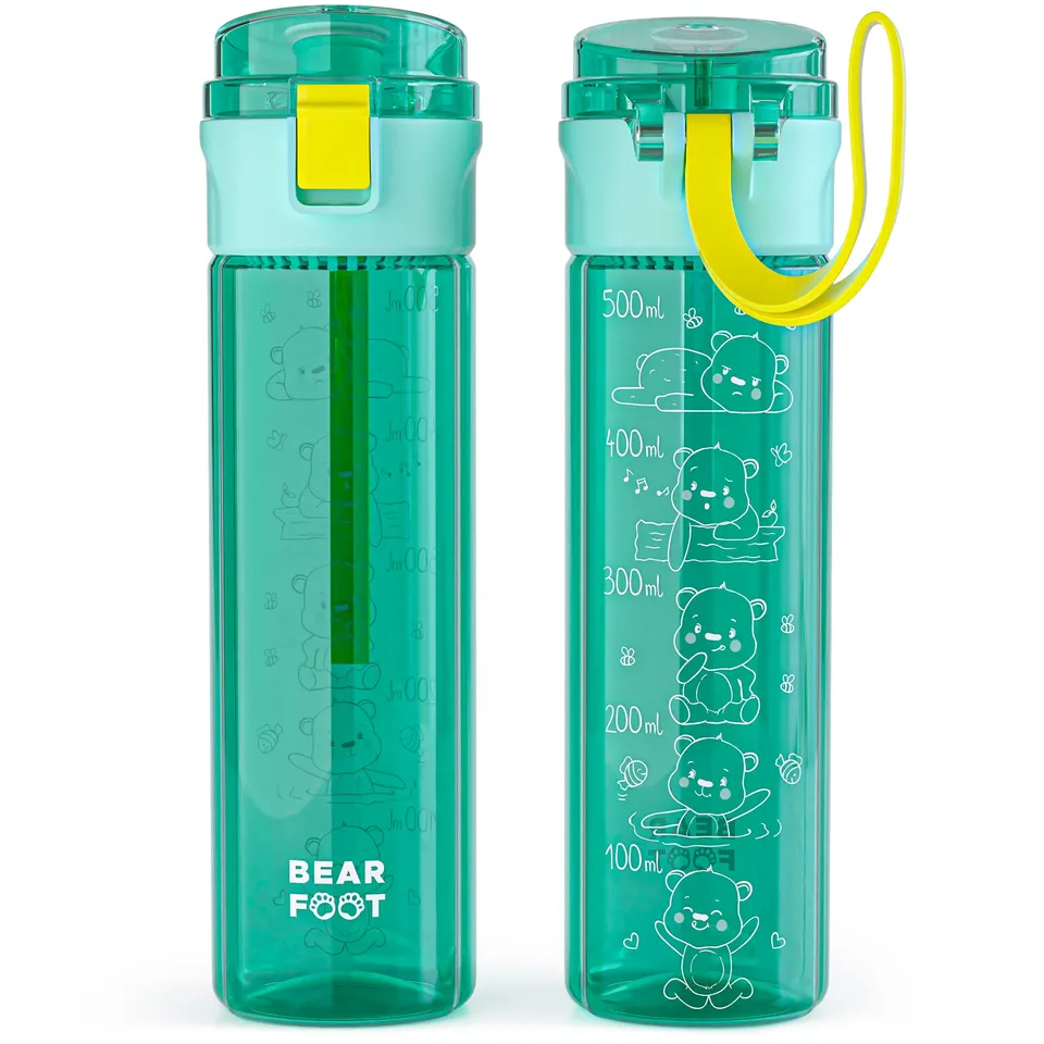 bearfoot-trinkflaschen-logo-mint-kinderflasche-500ml-bpa-frei image 1