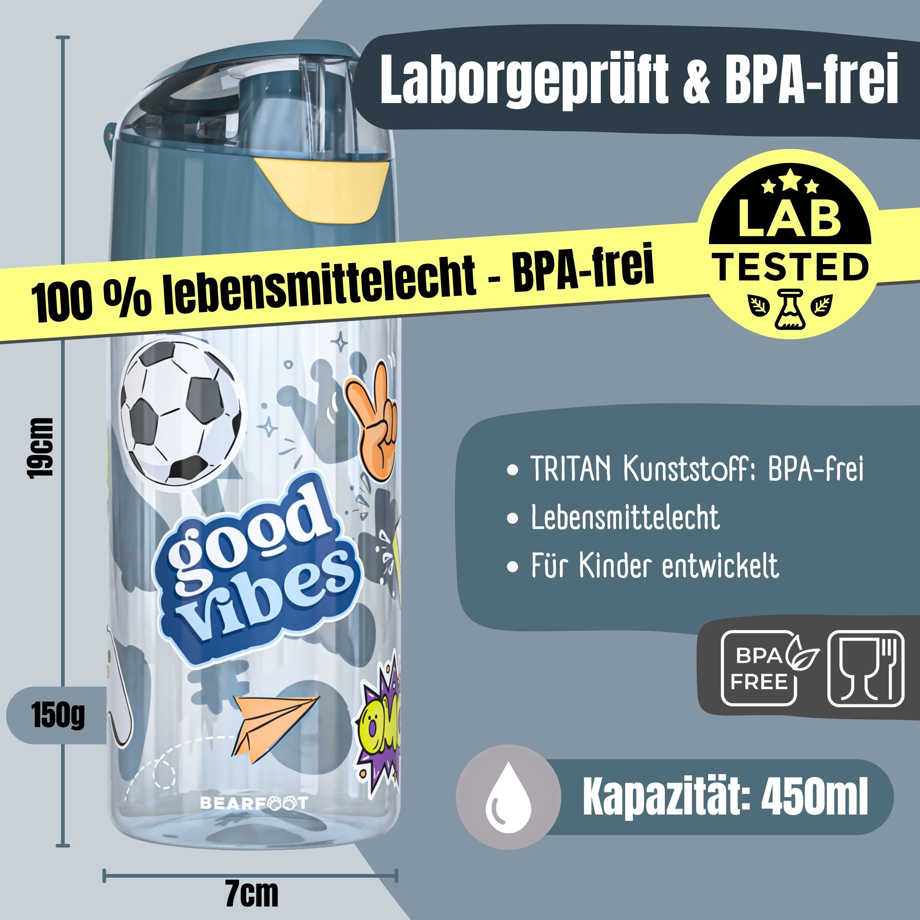 bearfoot-trinkflaschen-sticker-kinder-trinkflasche-450-ml-blau image 3