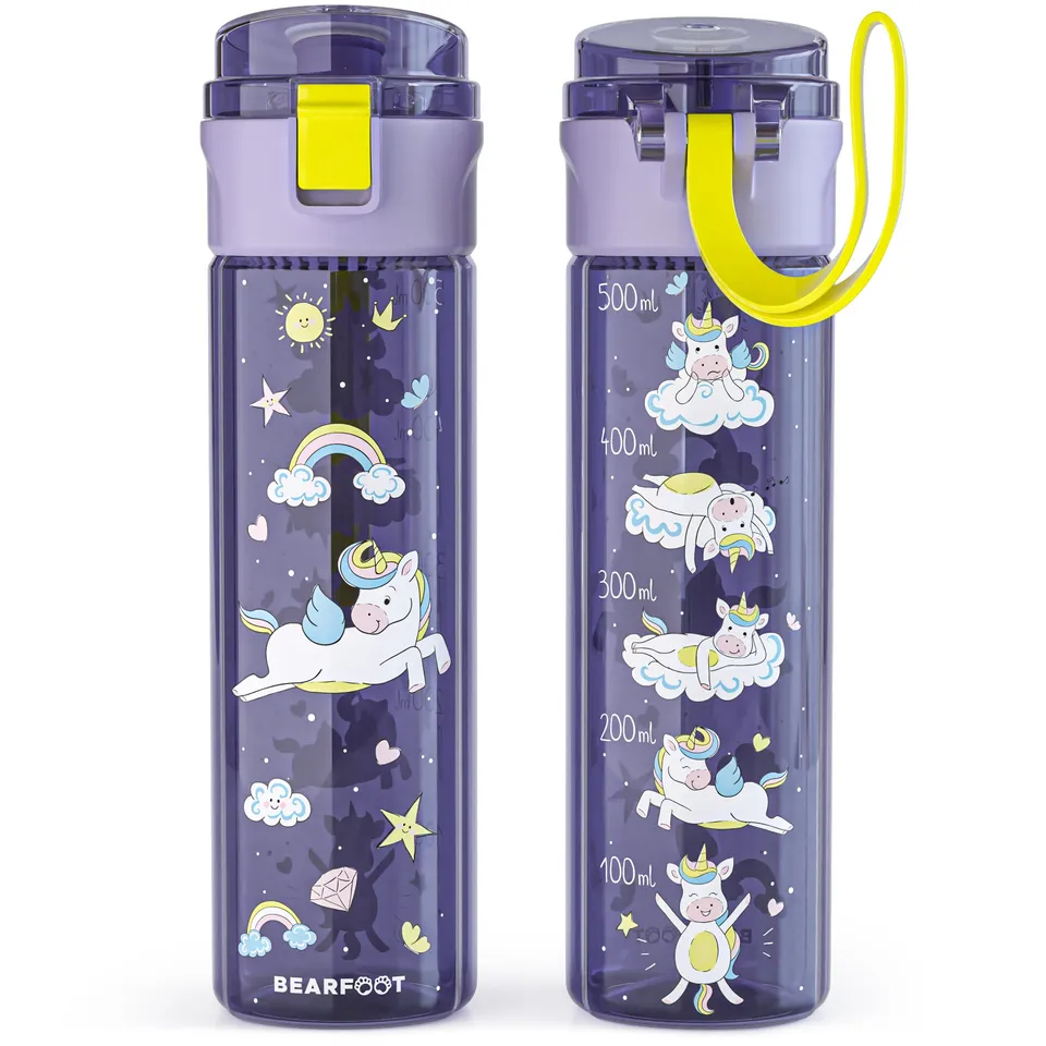bearfoot-trinkflaschen-einhorn-kindertrinkflasche-500ml-tritan image 1