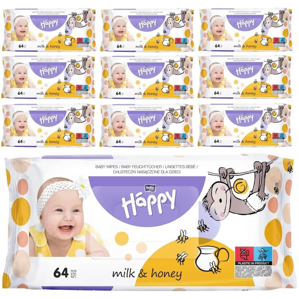 bella-baby-happy-milch-honig-feuchtt-cher-10x64-st-ck-sanft image 1