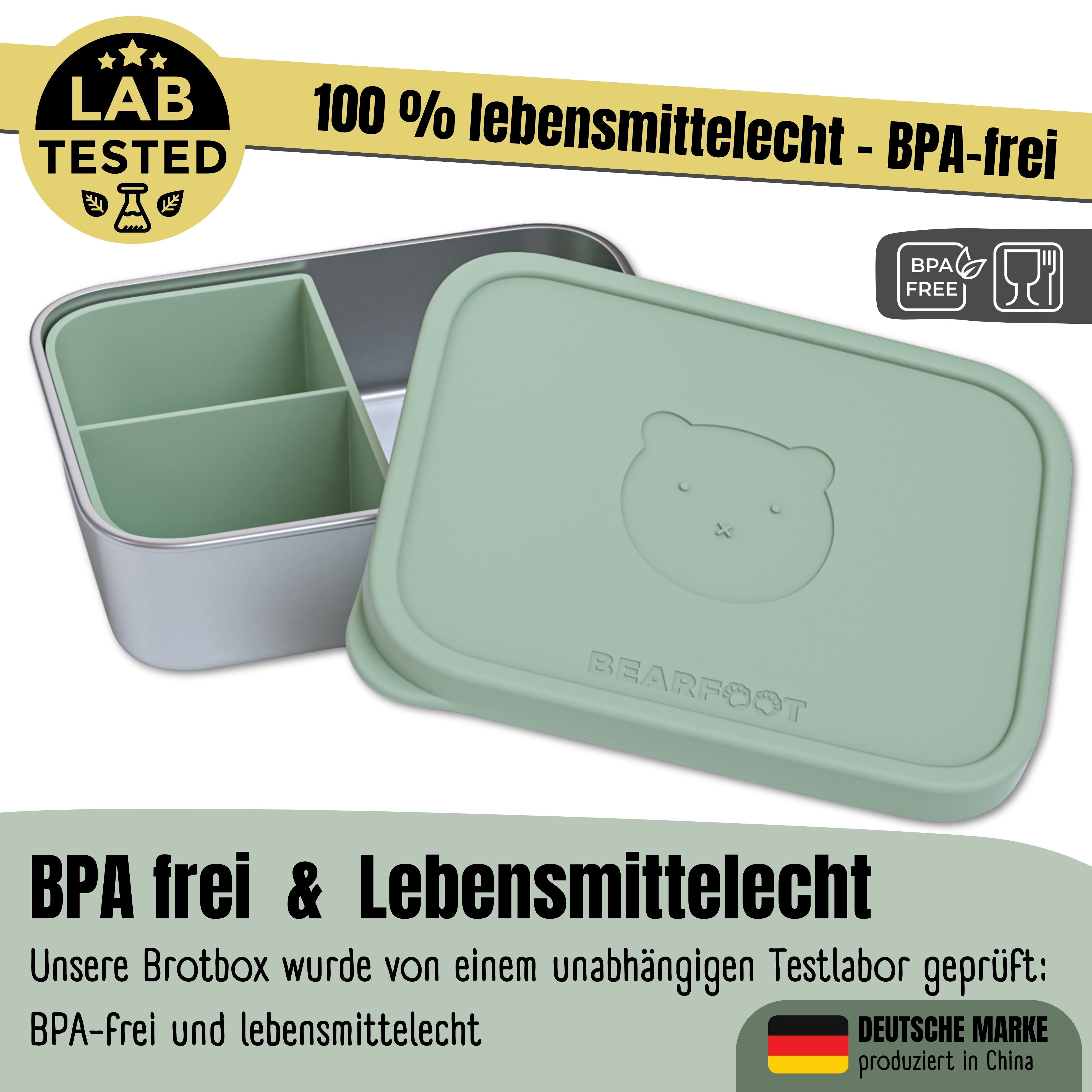 bearfoot-brotdosen-edelstahl-brotdose-salbei-700ml-auslaufsicher image 4