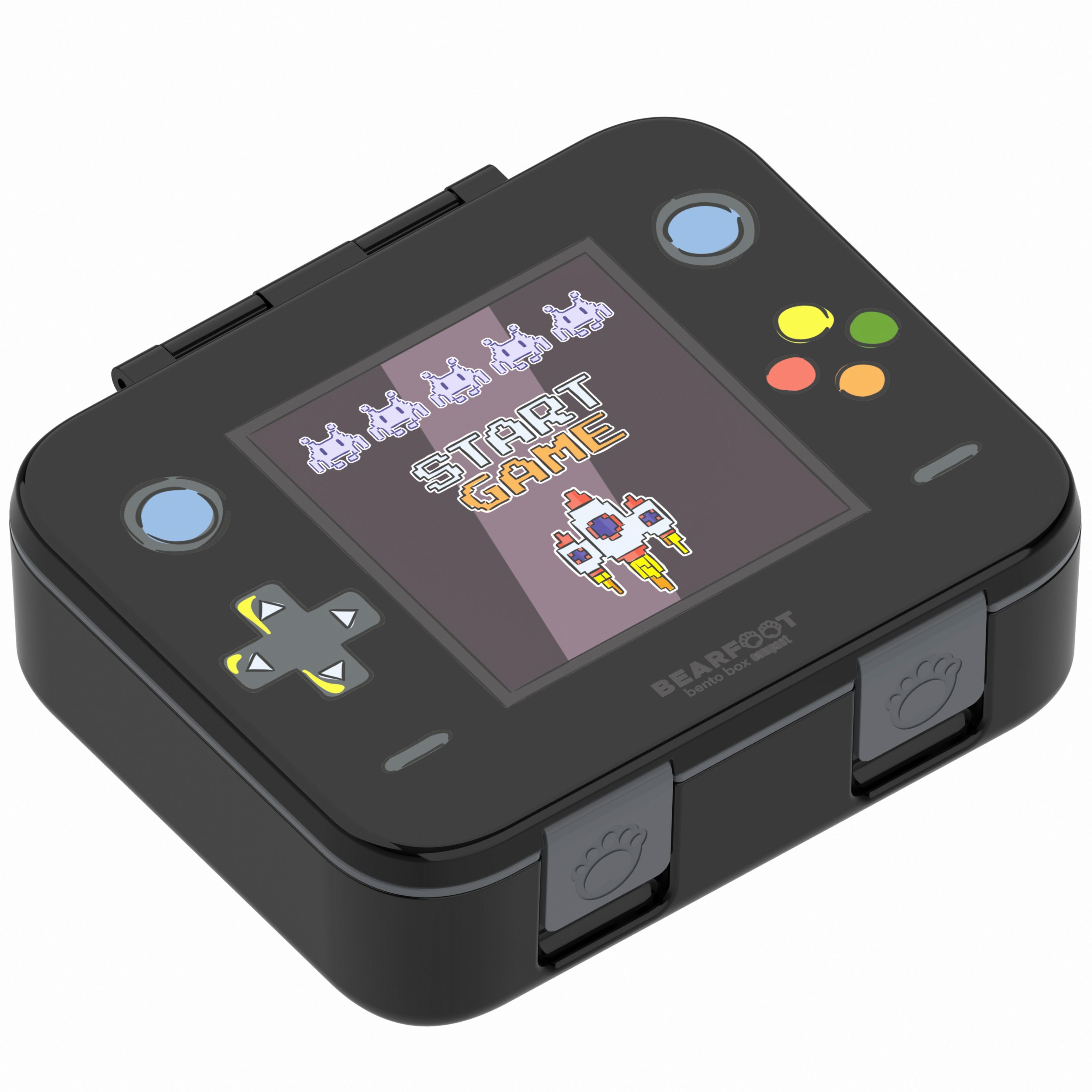 bearfoot-bento-box-compact-brotdose-game-schwarz-650-ml image 3
