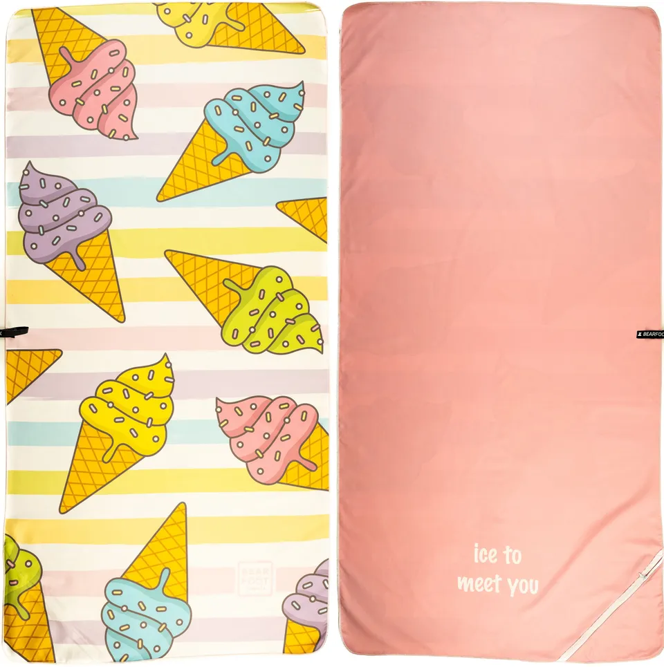 bearfoot-strandtuch-ice-cream-mikrofaser-160x80-handtuch image 1