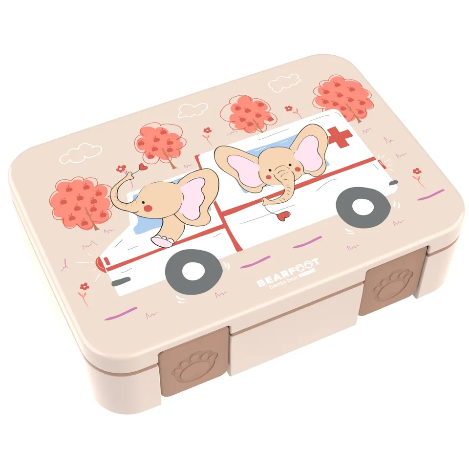 bearfoot-brotdose-krankenwagen-bento-950ml-auslaufsicher image 1