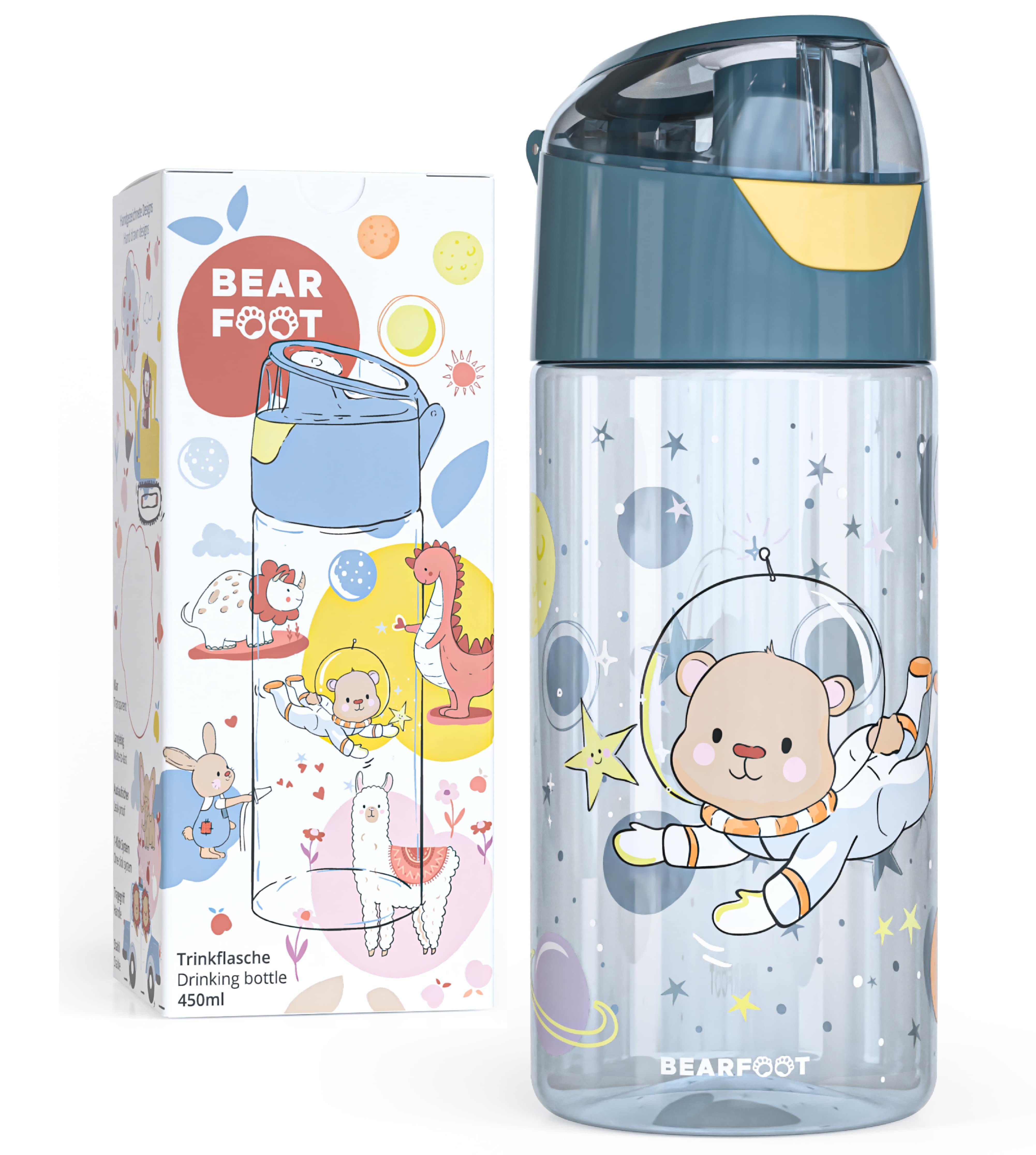 bearfoot-trinkflaschen-astronaut-b-r-trinkflasche-450ml-blau-bpa-frei image 8