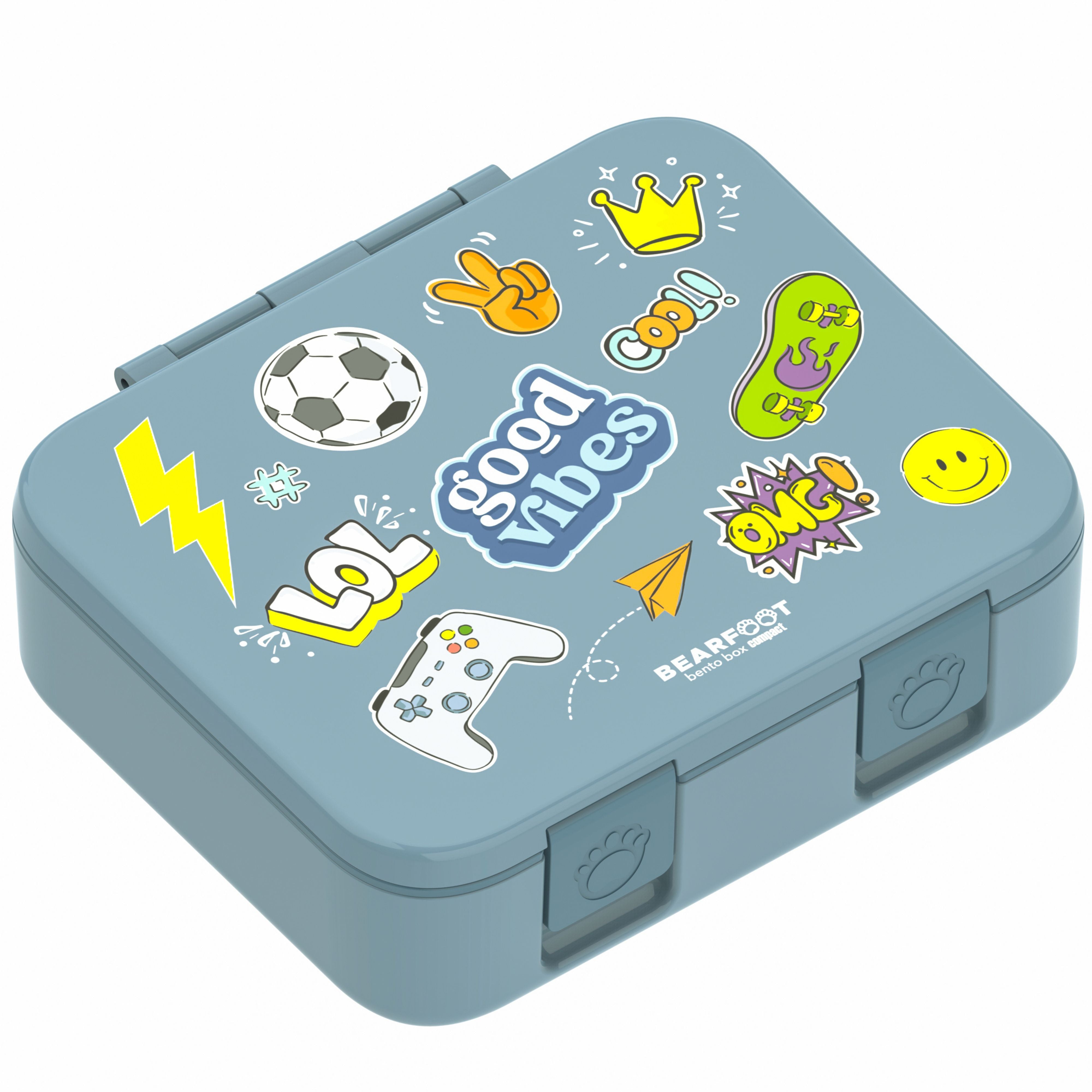 bearfoot-brotdose-sticker-blau-bento-650ml-auslaufsicher image 3