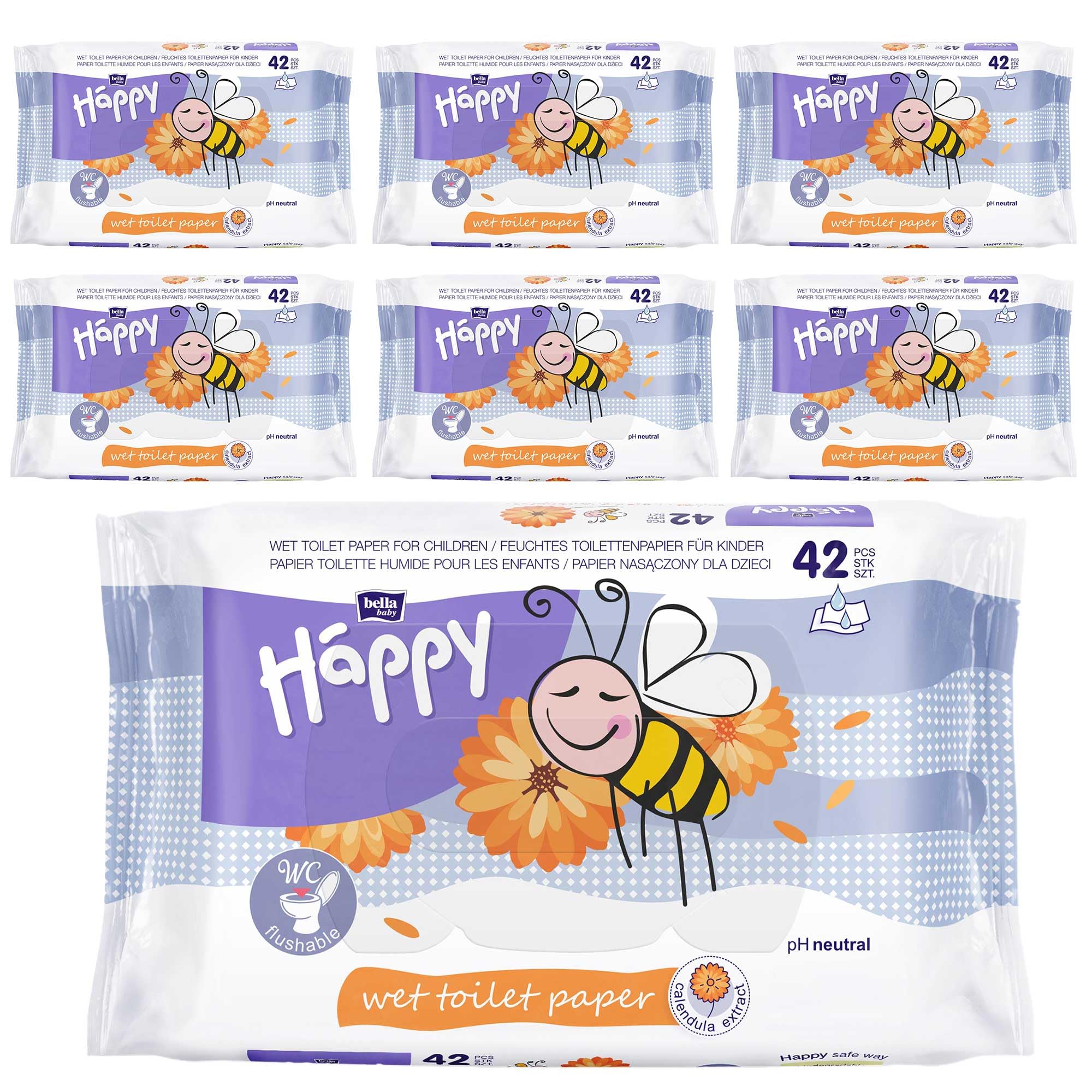 bella-baby-happy-feuchtes-toilettenpapier-calendula-294-st-ck-mild image 1