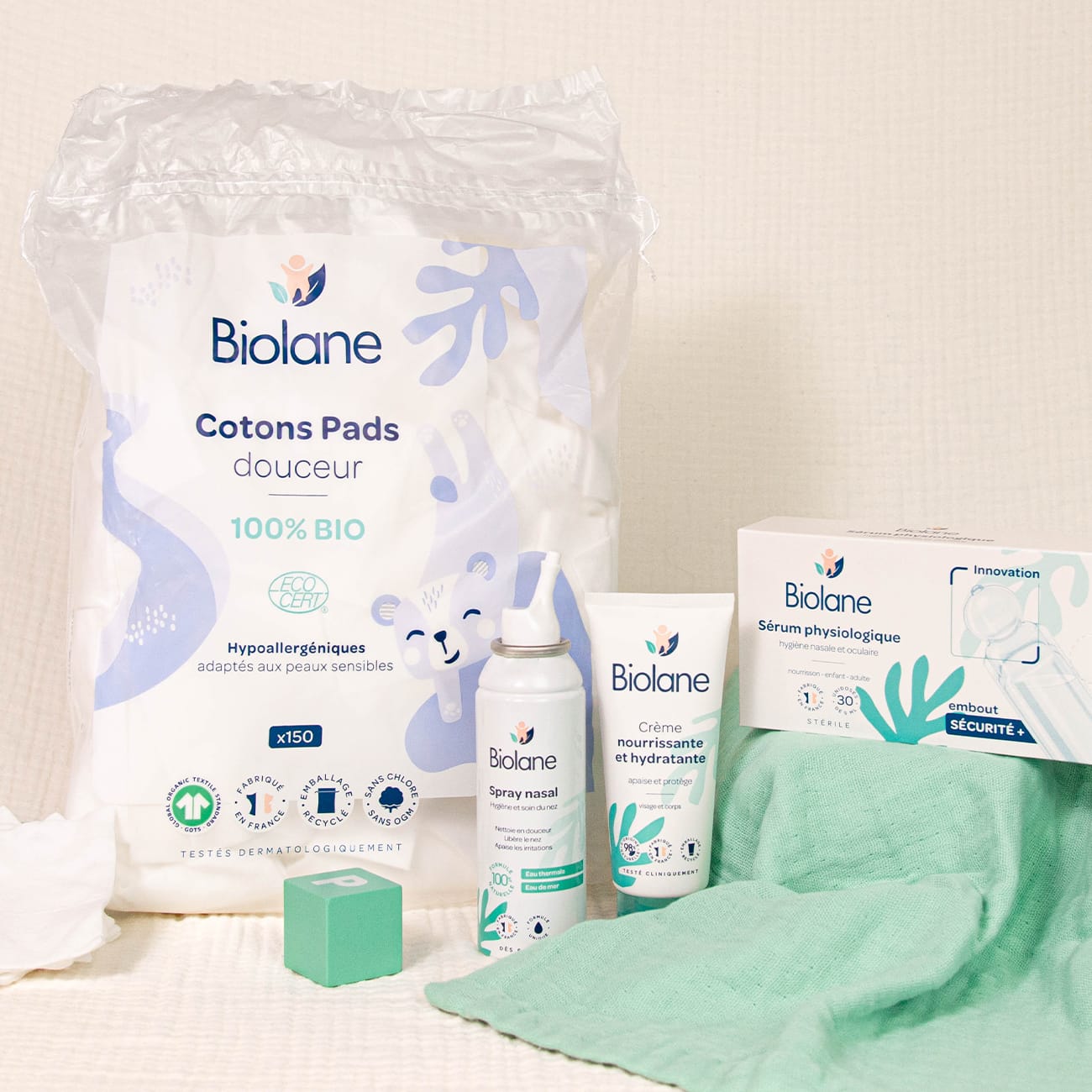 biolane-winter-baby-pflegeset-nasenspray-creme-wickeln image 2