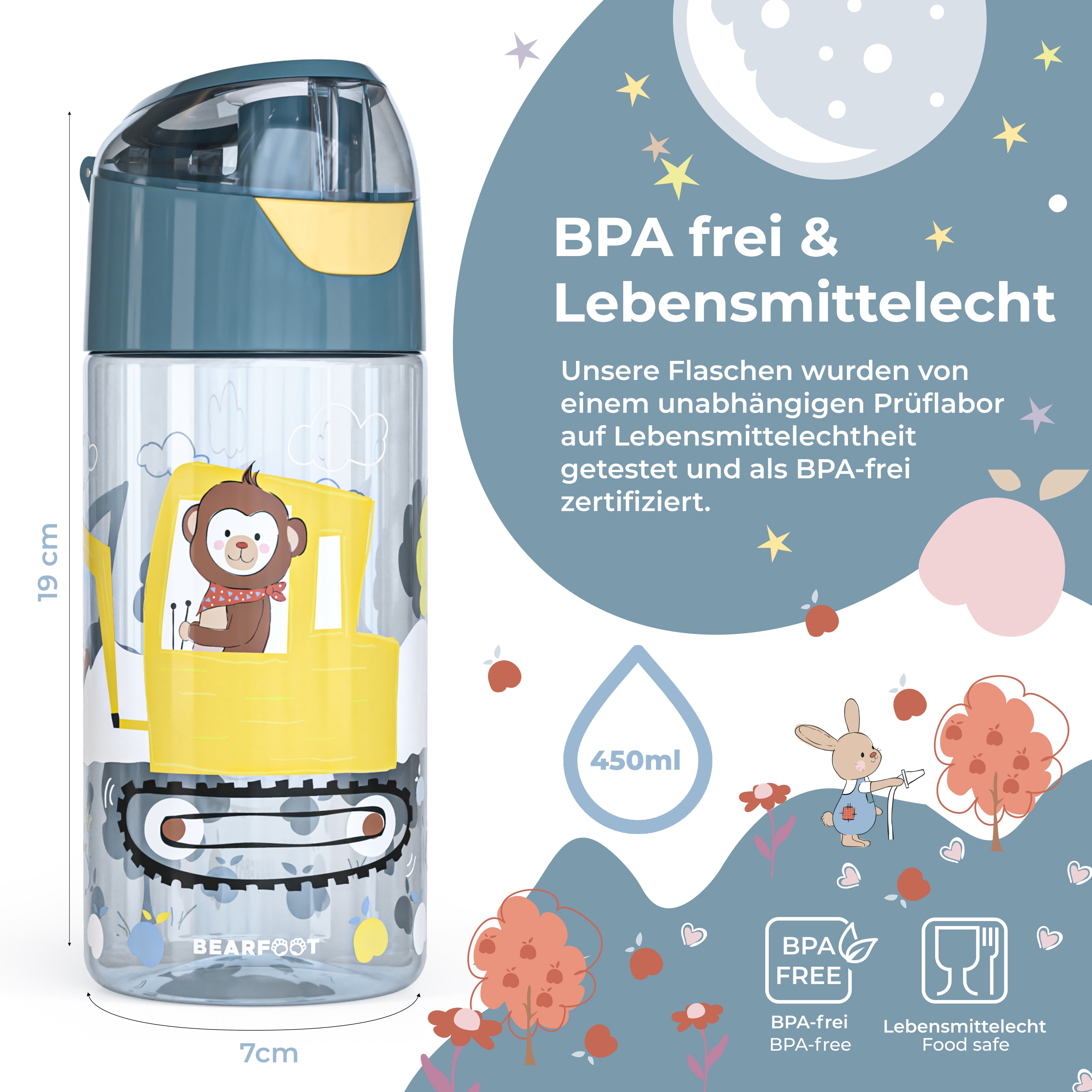 bearfoot-bundles-bagger-bento-box-set-mit-trinkflasche-450ml image 4
